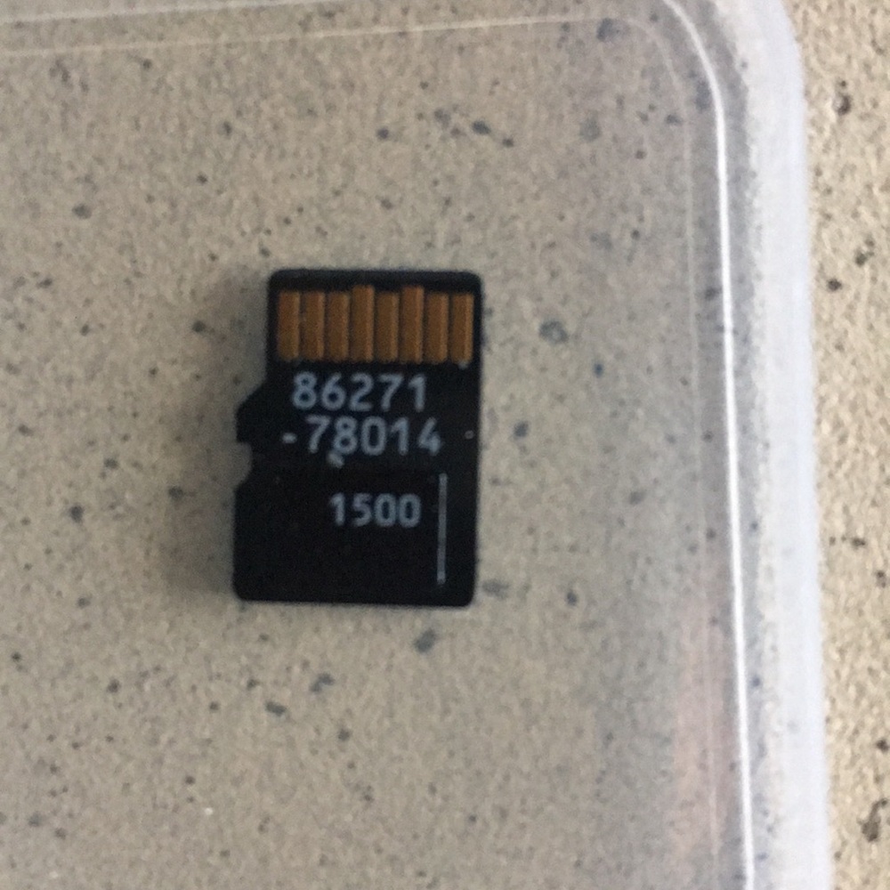Micro SD Card Adapter Style Replacement - Black and Gold